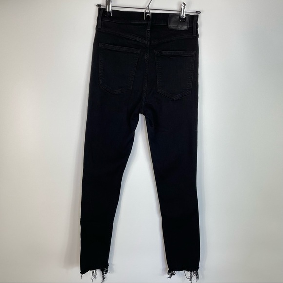DENIM Forum The Lola High Rise Skinny Crop Jeans Black - Picture 8 of 15